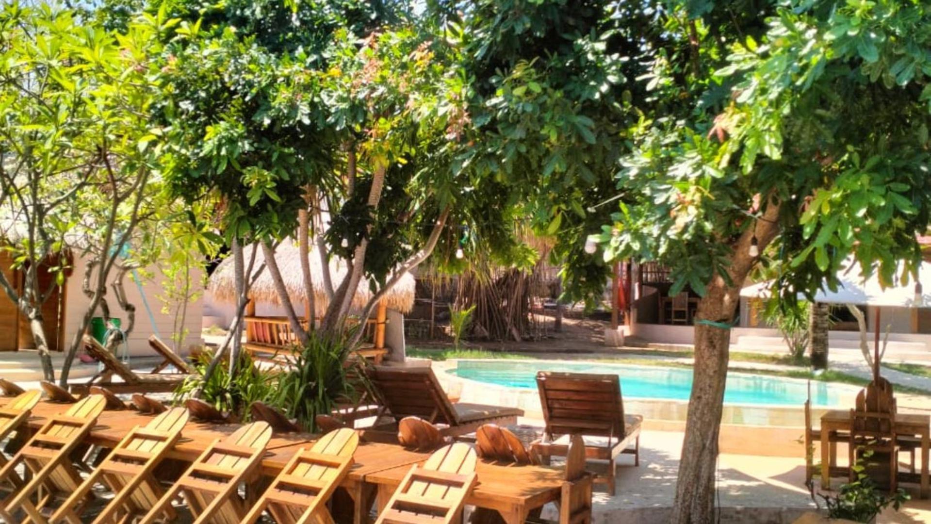 Jati Village, Party Hostel And Bungalows Gili Trawangan Zewnętrze zdjęcie